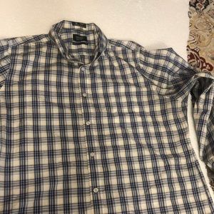 Nordstrom Men’s Shop plaid Dress shirt-size -Xl
